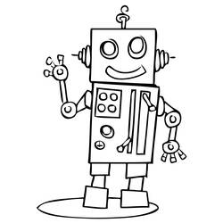 Раскраска: робот (Персонажи) #106574 - Раскраски для печати