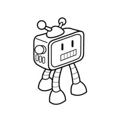 Раскраска: робот (Персонажи) #106580 - Раскраски для печати