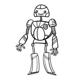 Раскраска: робот (Персонажи) #106591 - Бесплатные раскраски для печати