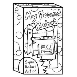 Раскраска: робот (Персонажи) #106592 - Бесплатные раскраски для печати