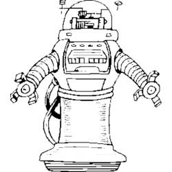 Раскраска: робот (Персонажи) #106595 - Бесплатные раскраски для печати