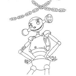 Раскраска: робот (Персонажи) #106605 - Бесплатные раскраски для печати