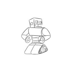 Раскраска: робот (Персонажи) #106612 - Бесплатные раскраски для печати