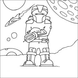 Раскраска: робот (Персонажи) #106614 - Бесплатные раскраски для печати