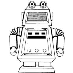 Раскраска: робот (Персонажи) #106618 - Бесплатные раскраски для печати