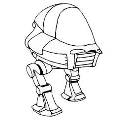 Раскраска: робот (Персонажи) #106627 - Бесплатные раскраски для печати