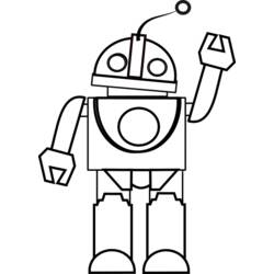 Раскраска: робот (Персонажи) #106630 - Бесплатные раскраски для печати