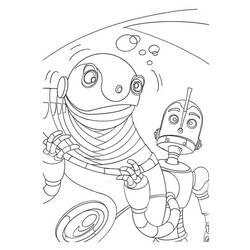Раскраска: робот (Персонажи) #106638 - Бесплатные раскраски для печати