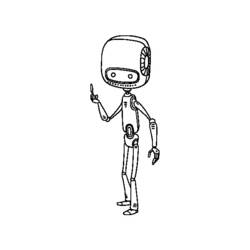 Раскраска: робот (Персонажи) #106687 - Бесплатные раскраски для печати