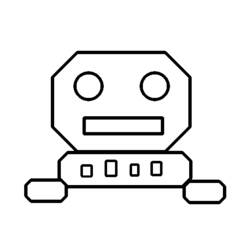 Раскраска: робот (Персонажи) #106694 - Бесплатные раскраски для печати
