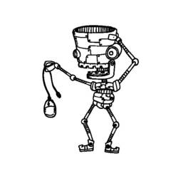 Раскраска: робот (Персонажи) #106712 - Бесплатные раскраски для печати