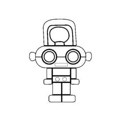 Раскраска: робот (Персонажи) #106714 - Бесплатные раскраски для печати