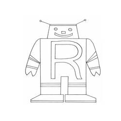 Раскраска: робот (Персонажи) #106717 - Бесплатные раскраски для печати