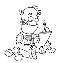 Раскраска: робот (Персонажи) #106725 - Раскраски для печати