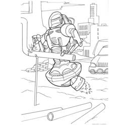 Раскраска: робот (Персонажи) #106729 - Бесплатные раскраски для печати