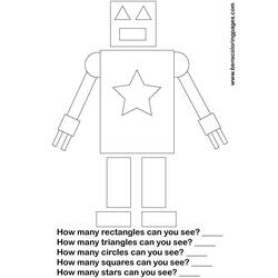 Раскраска: робот (Персонажи) #106730 - Бесплатные раскраски для печати