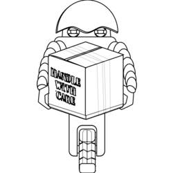 Раскраска: робот (Персонажи) #106739 - Бесплатные раскраски для печати