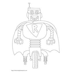Раскраска: робот (Персонажи) #106750 - Бесплатные раскраски для печати