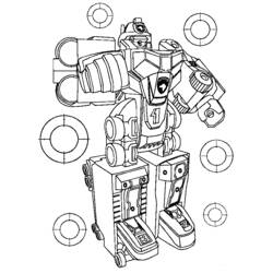 Раскраска: робот (Персонажи) #106756 - Бесплатные раскраски для печати