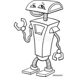 Раскраска: робот (Персонажи) #106759 - Бесплатные раскраски для печати