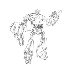 Раскраска: робот (Персонажи) #106760 - Раскраски для печати
