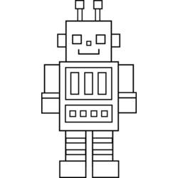 Раскраска: робот (Персонажи) #106763 - Бесплатные раскраски для печати
