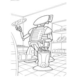 Раскраска: робот (Персонажи) #106771 - Бесплатные раскраски для печати