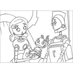 Раскраска: робот (Персонажи) #106788 - Бесплатные раскраски для печати