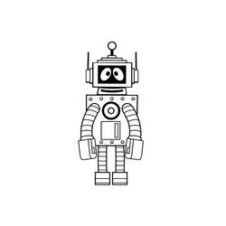 Раскраска: робот (Персонажи) #106801 - Бесплатные раскраски для печати