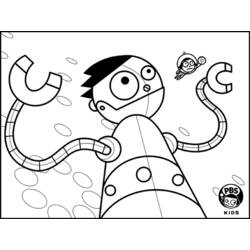 Раскраска: робот (Персонажи) #106906 - Бесплатные раскраски для печати