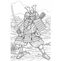 Раскраска: самурай (Персонажи) #107263 - Раскраски для печати
