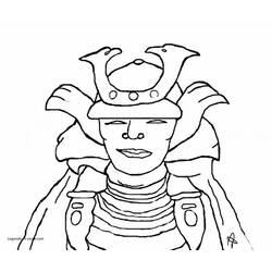 Раскраска: самурай (Персонажи) #107267 - Бесплатные раскраски для печати