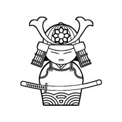 Раскраска: самурай (Персонажи) #107287 - Раскраски для печати