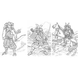 Раскраска: самурай (Персонажи) #107291 - Раскраски для печати