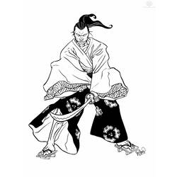 Раскраска: самурай (Персонажи) #107296 - Раскраски для печати