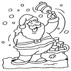 Раскраска: Дед мороз (Персонажи) #104655 - Бесплатные раскраски для печати