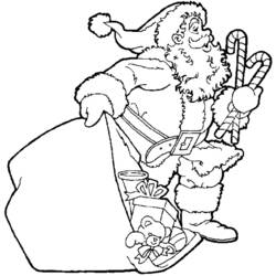 Раскраска: Дед мороз (Персонажи) #104662 - Бесплатные раскраски для печати