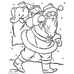 Раскраска: Дед мороз (Персонажи) #104680 - Бесплатные раскраски для печати
