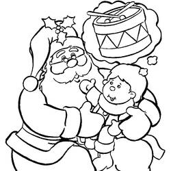 Раскраска: Дед мороз (Персонажи) #104696 - Раскраски для печати