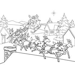 Раскраска: Дед мороз (Персонажи) #104698 - Бесплатные раскраски для печати