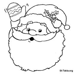Раскраска: Дед мороз (Персонажи) #104722 - Бесплатные раскраски для печати