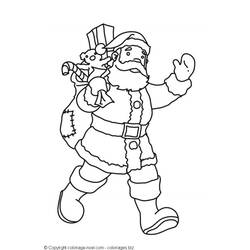 Раскраска: Дед мороз (Персонажи) #104725 - Бесплатные раскраски для печати