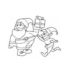 Раскраска: Дед мороз (Персонажи) #104729 - Бесплатные раскраски для печати