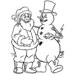 Раскраска: Дед мороз (Персонажи) #104733 - Бесплатные раскраски для печати