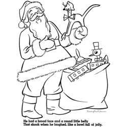 Раскраска: Дед мороз (Персонажи) #104734 - Бесплатные раскраски для печати
