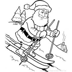 Раскраска: Дед мороз (Персонажи) #104738 - Бесплатные раскраски для печати