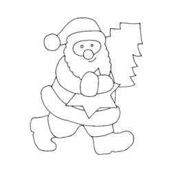 Раскраска: Дед мороз (Персонажи) #104768 - Бесплатные раскраски для печати