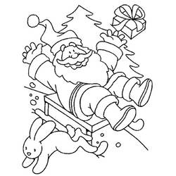 Раскраска: Дед мороз (Персонажи) #104781 - Бесплатные раскраски для печати