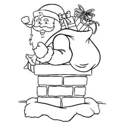 Раскраска: Дед мороз (Персонажи) #104800 - Бесплатные раскраски для печати