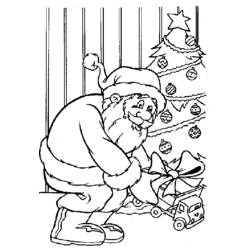 Раскраска: Дед мороз (Персонажи) #104807 - Бесплатные раскраски для печати